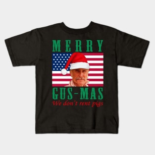 Lonesome dove Xmas: Merry Gusmas - We don't rent pigs Kids T-Shirt